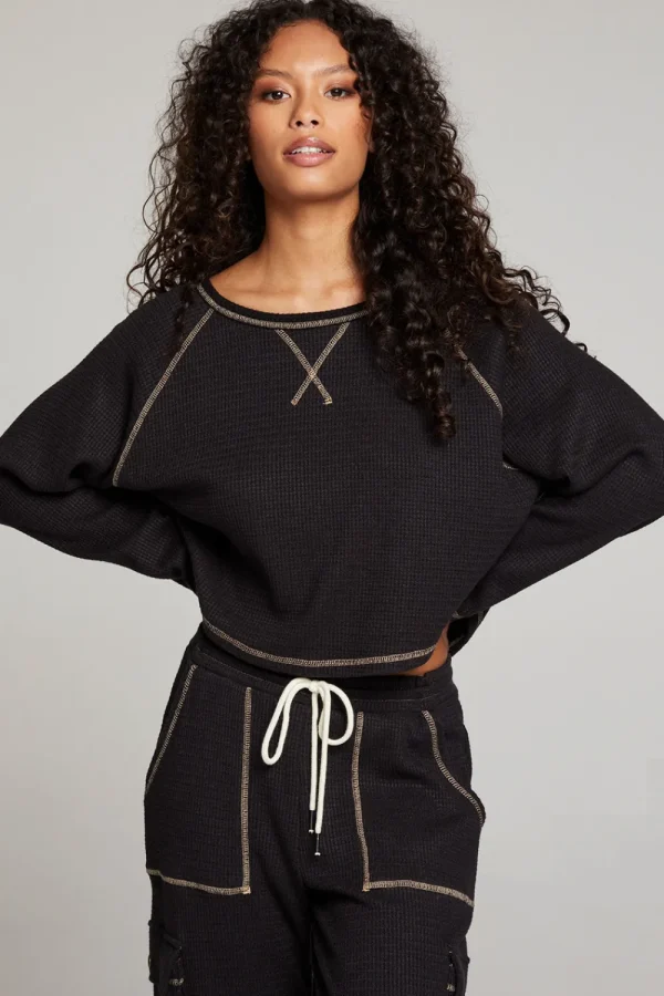 Fashion Lucy Licorice Long Sleeve Women Loungewear | Tops