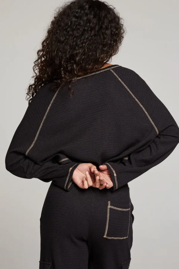 Fashion Lucy Licorice Long Sleeve Women Loungewear | Tops