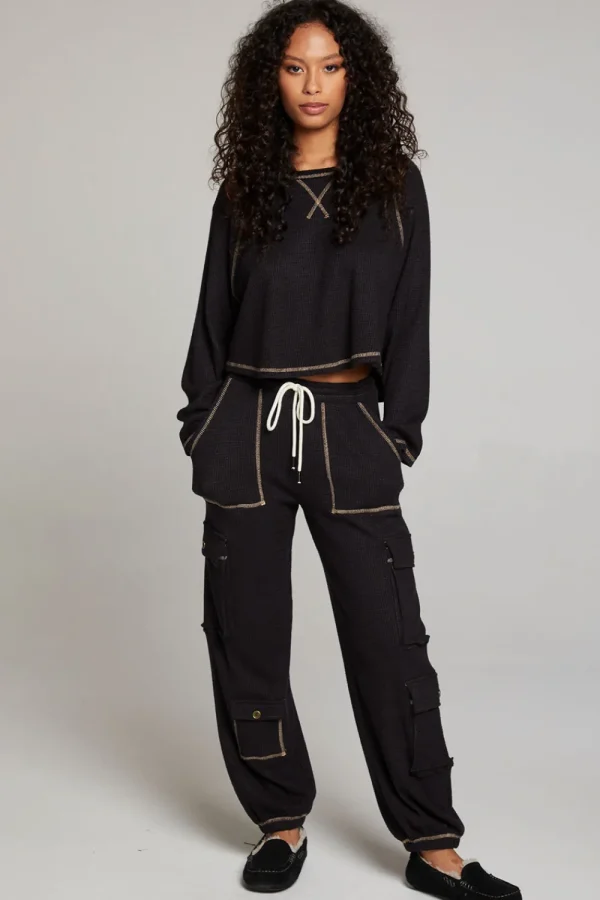Fashion Lucy Licorice Long Sleeve Women Loungewear | Tops
