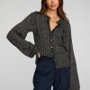 Fashion Lurex Rib Knit Long Sleeve Tunic Women Tops
