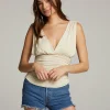 Best Sale Magic Whitecap Grey And Piquant Green Reversible Tank Top Women Loungewear | Tops