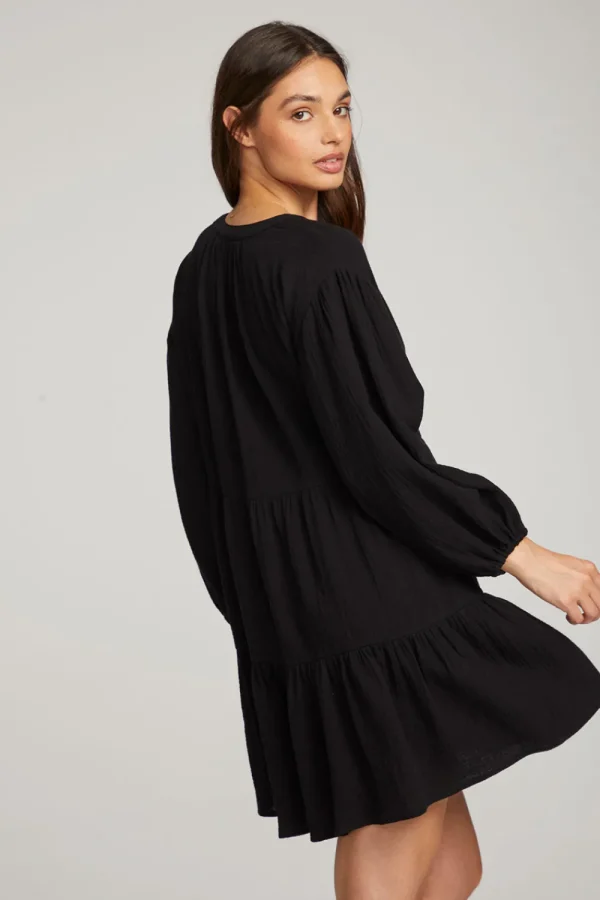 Fashion Magnolia Licorice Mini Dress Women Loungewear | Dresses
