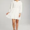 Best Magnolia White Mini Dress Women Loungewear | Dresses