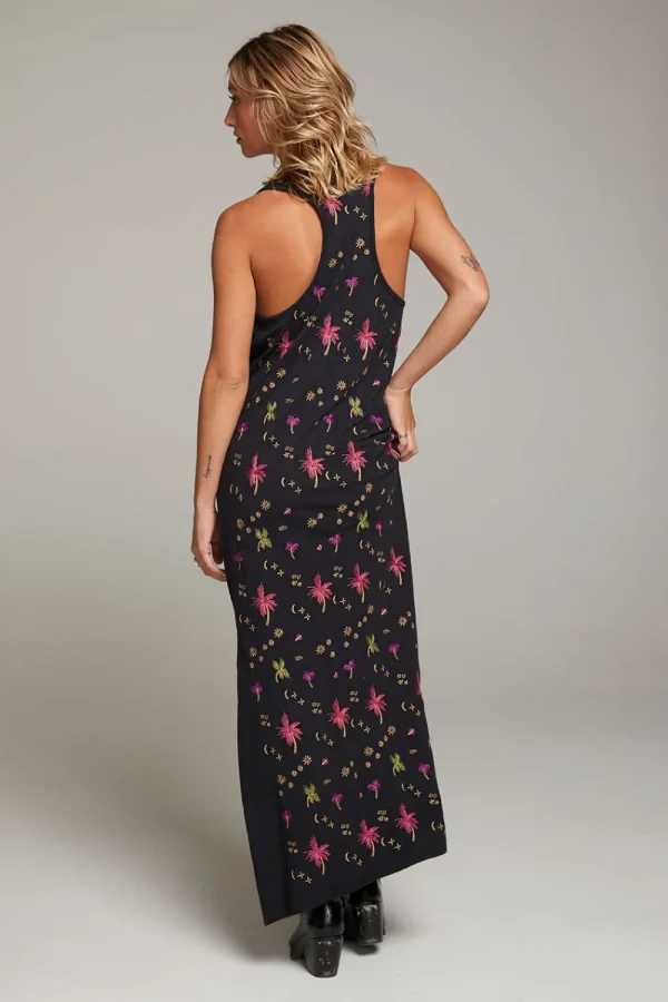 Cheap Manatee Night Palm Maxi Dress Women Loungewear | Dresses