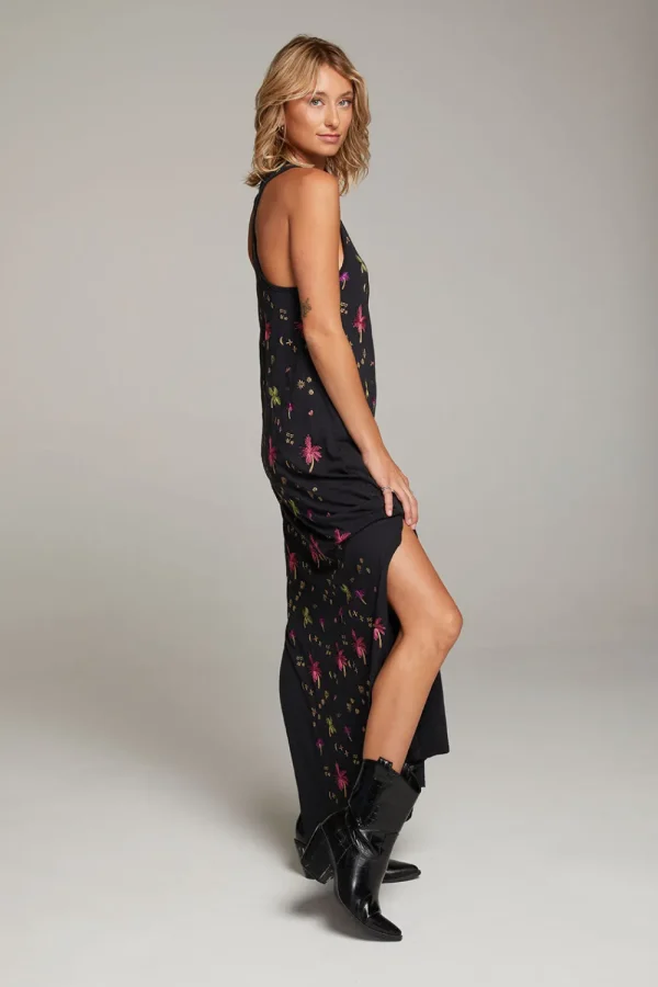 Cheap Manatee Night Palm Maxi Dress Women Loungewear | Dresses