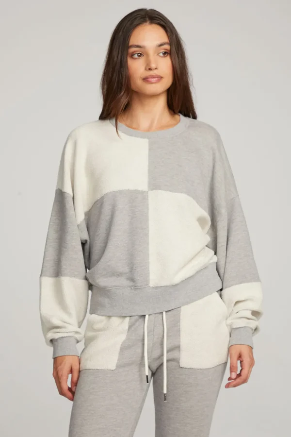 Cheap Marie Heather Grey Pullover Women Loungewear | Tops