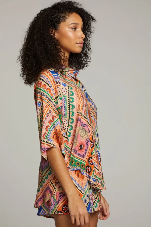 Cheap Marlin Paradise Mystic Button Up Women Loungewear | Tops