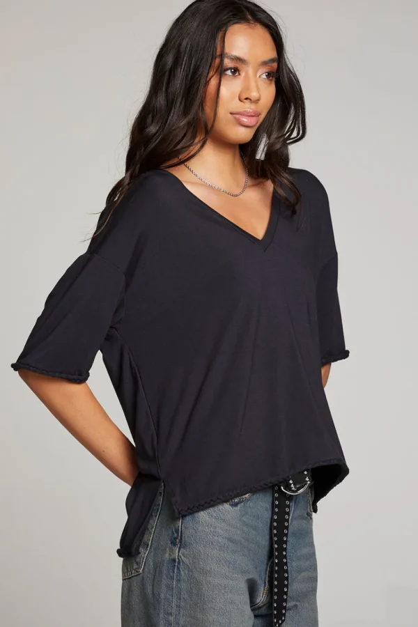 Best Sale Mason Licorice V Neck Women Loungewear | Tops