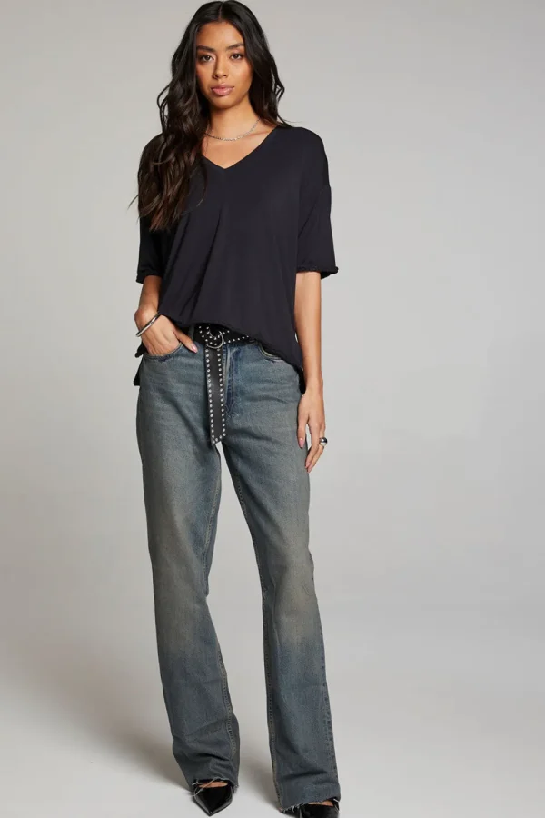 Best Sale Mason Licorice V Neck Women Loungewear | Tops