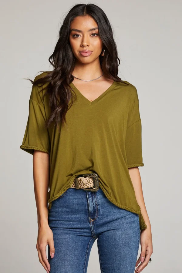 Cheap Mason Sphagnum V Neck Women Loungewear | Tops