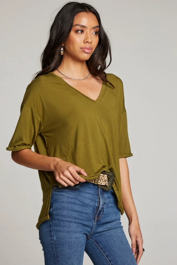 Cheap Mason Sphagnum V Neck Women Loungewear | Tops