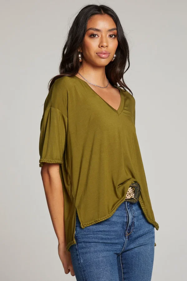 Cheap Mason Sphagnum V Neck Women Loungewear | Tops