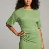 Sale Memory Piquant Green Mini Dress Women Loungewear | Dresses