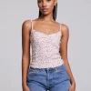 Store Mercato Ditsy Rose Floral Tank Top Women Loungewear | Tops