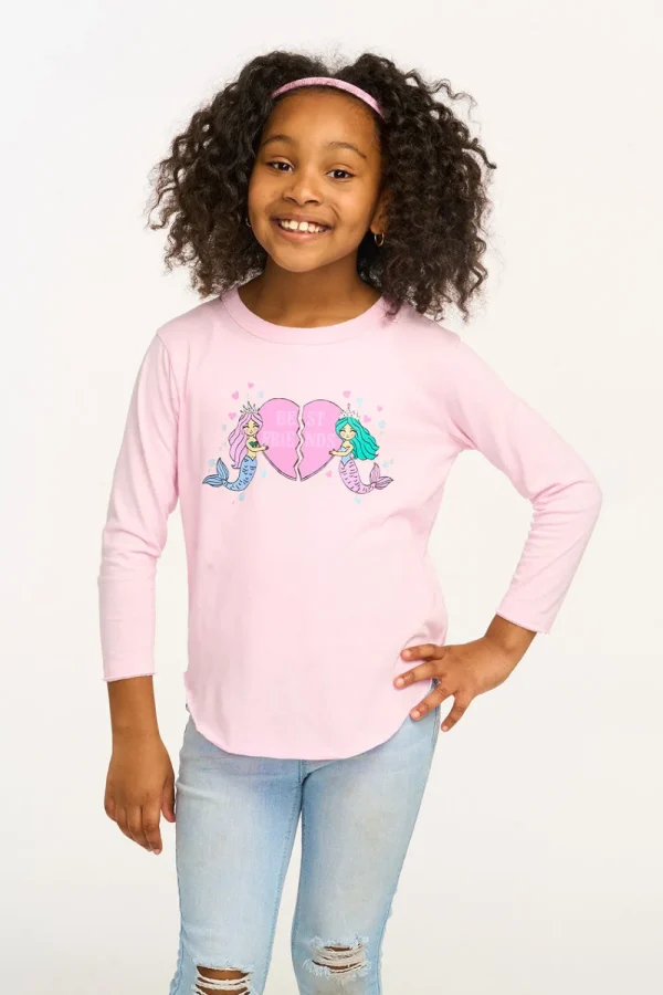 Clearance Mermaid Bestie Long Sleeve Tee Kids Girls
