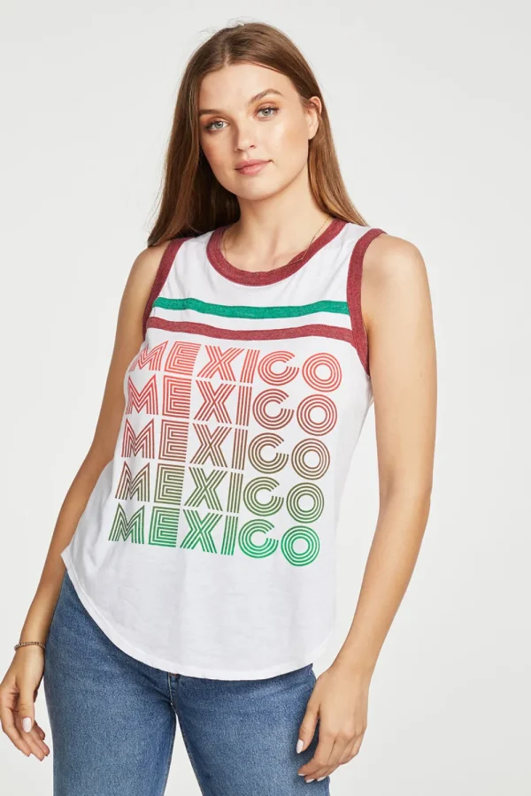 Sale Mexico Tank Women Graphics | Tops