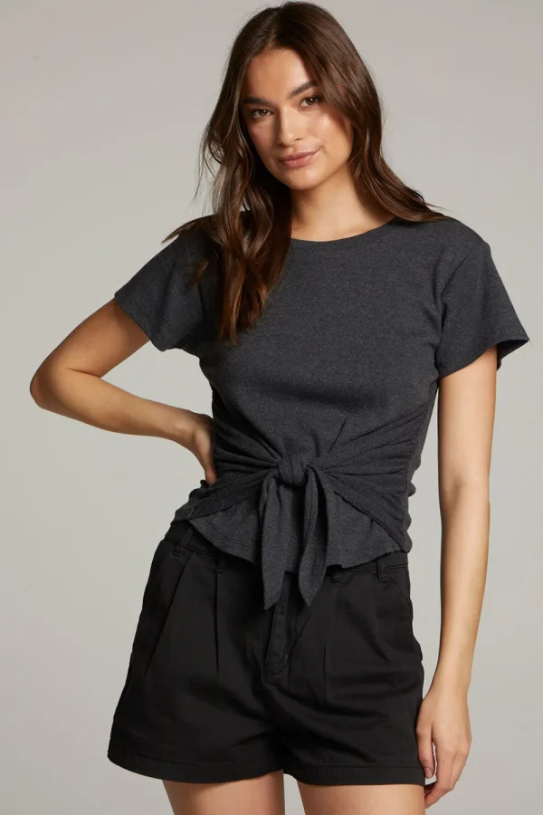 Discount Mia Black Top Women Loungewear | Tops