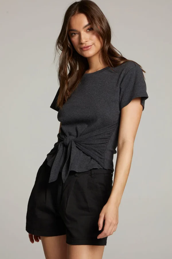 Discount Mia Black Top Women Loungewear | Tops