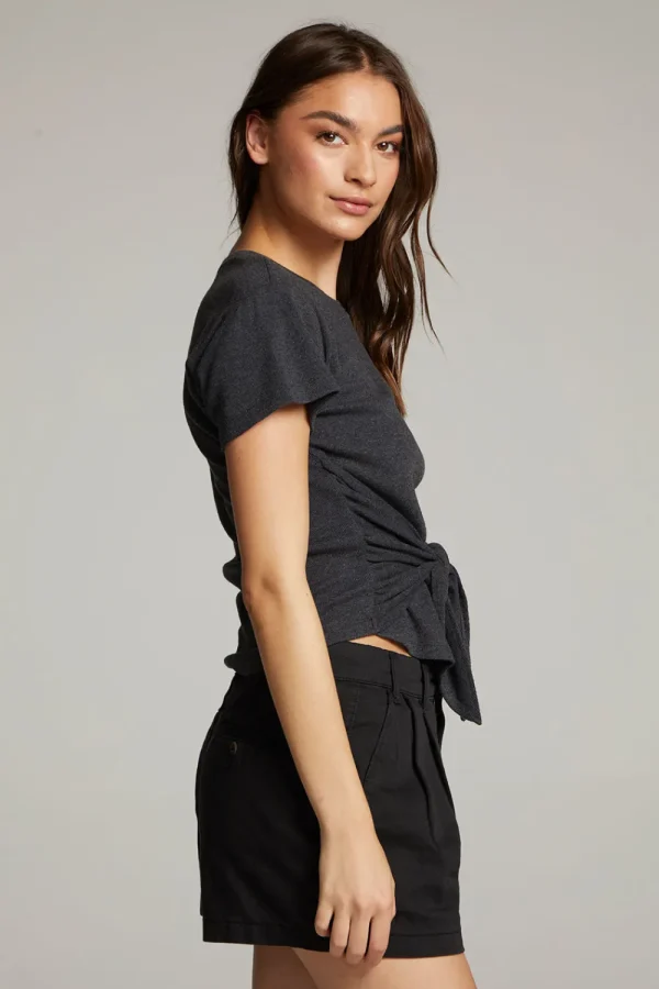Discount Mia Black Top Women Loungewear | Tops