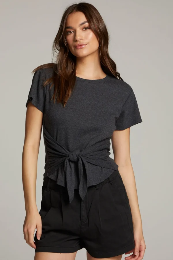 Discount Mia Black Top Women Loungewear | Tops