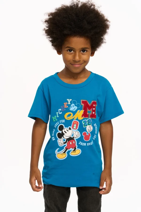 Shop Mickey Mouse - Varsity Mickey Tee Kids/BOY Boys