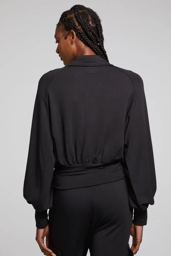 New Midnight Licorice Half Zip Women Loungewear | Tops