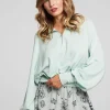 Online Midnight Matcha Half Zip Women Loungewear | Tops