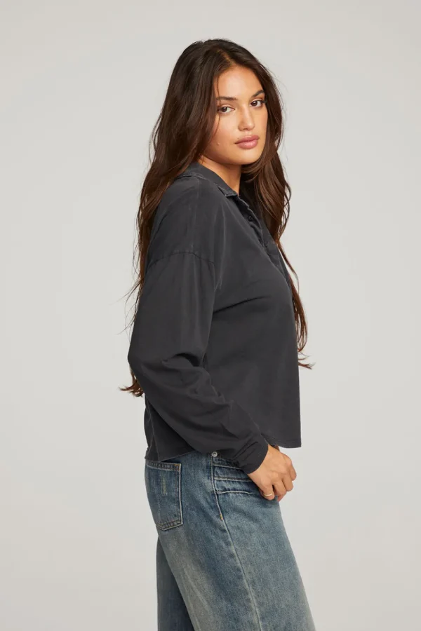 Best Miles Licorice Long Sleeve Women Loungewear | Tops
