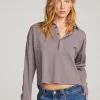 Best Miles Purple Sage Long Sleeve Women Loungewear | Tops