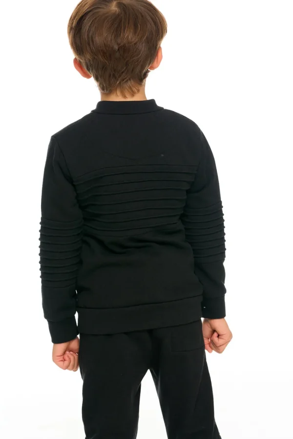 Best Sale Mock Neck Moto Zip Jacket Kids/BOY Boys