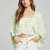 Cheap Monarch Crop Top - Daisy Floral Print Women Outerwear | Loungewear