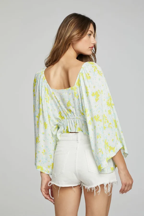 Cheap Monarch Crop Top - Daisy Floral Print Women Outerwear | Loungewear