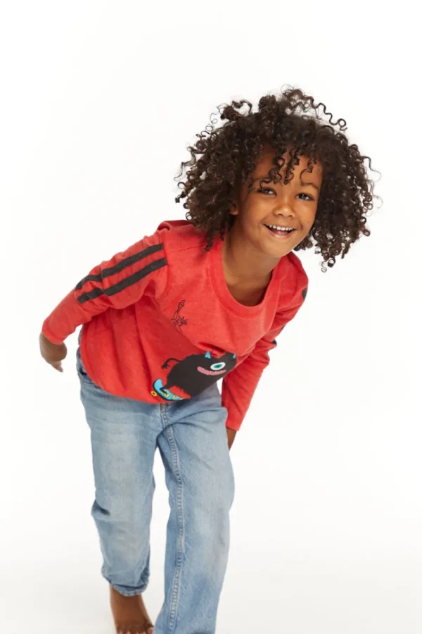 Online Monster Skater Long Sleeve Kids/BOY Boys