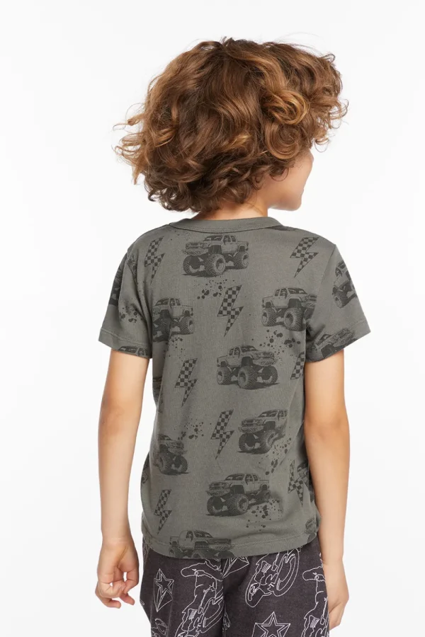 Shop Monster Trucks Kids Tee Kids/BOY Boys