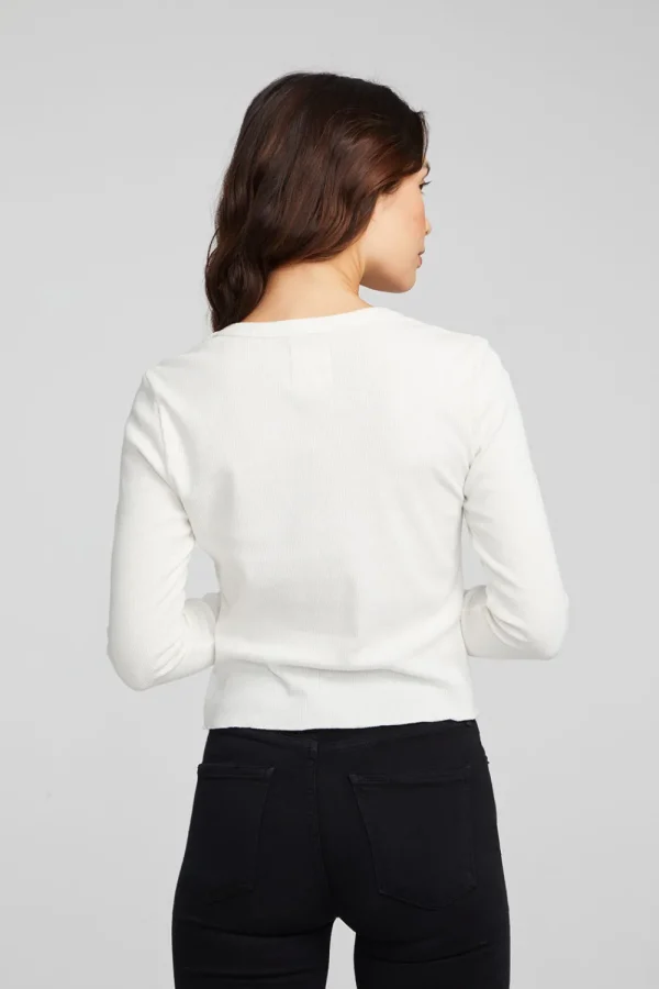 Online Moonlight Bright White Long Sleeve Women Loungewear | Tops