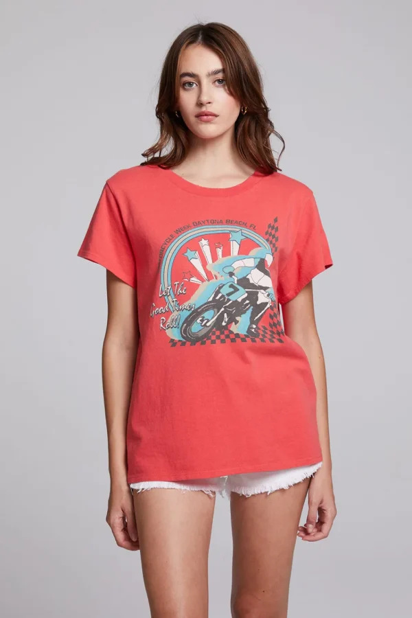 Clearance Motorcycle Week Tee Women Loungewear | Graphics