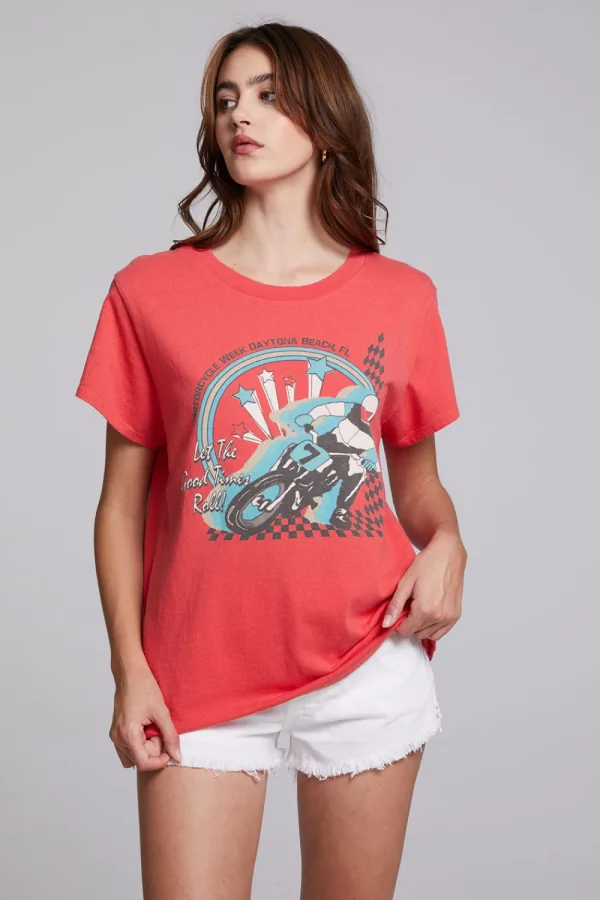 Clearance Motorcycle Week Tee Women Loungewear | Graphics