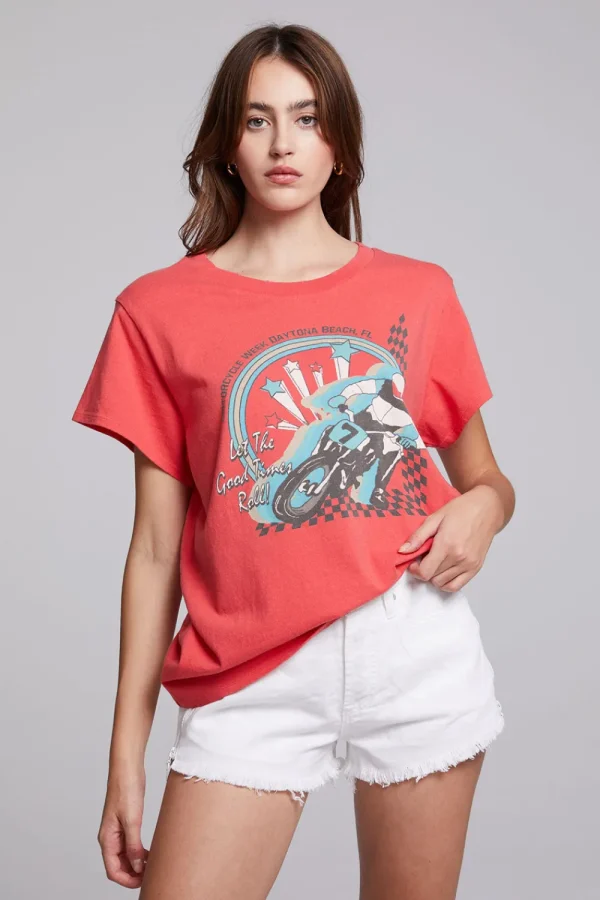 Clearance Motorcycle Week Tee Women Loungewear | Graphics