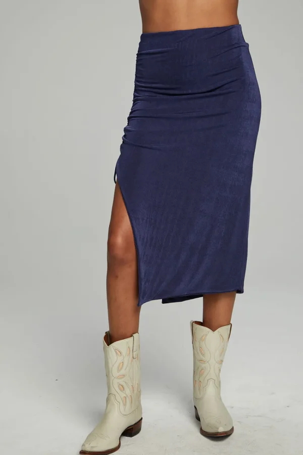 Best Sale Mullen Midi Skirt - Dark Denim Women Loungewear | Bottoms