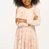 Shop Mystical Sky Peplum Cozy Knit Dress Kids Girls