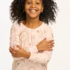 Flash Sale Mystical Sky Shirred Cozy Knit Pullover Kids Girls