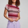 Cheap Nahal Roxy Stripe Tee Women Loungewear | Tops