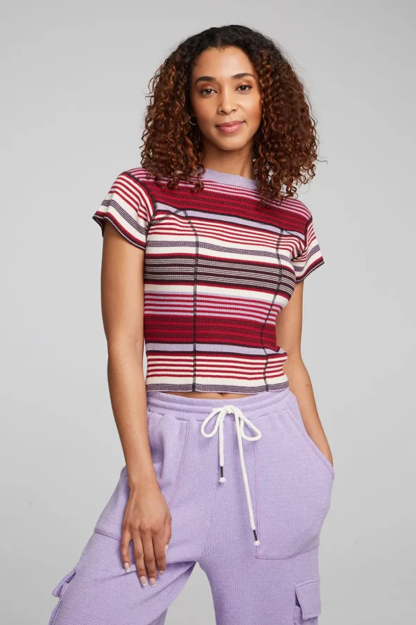 Cheap Nahal Roxy Stripe Tee Women Loungewear | Tops