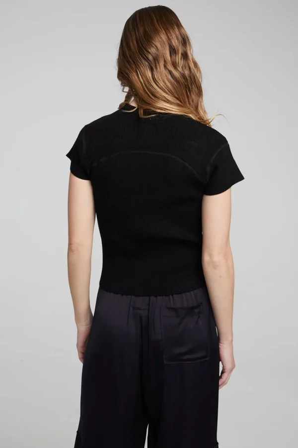 Sale Nahal Shadow Black Tee Women Loungewear | Tops