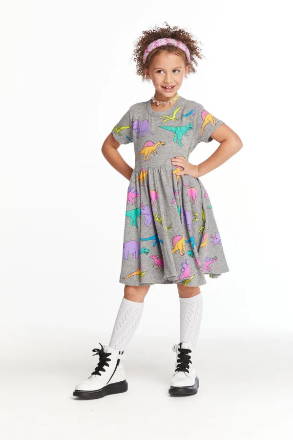 Clearance Neon Dinos Kids Girls