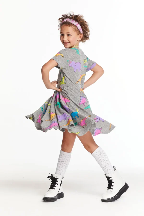 Clearance Neon Dinos Kids Girls