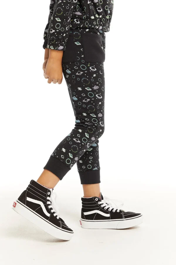 Cheap Neon Space Pants Kids Girls
