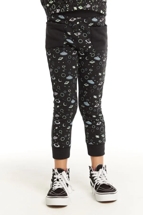 Cheap Neon Space Pants Kids Girls