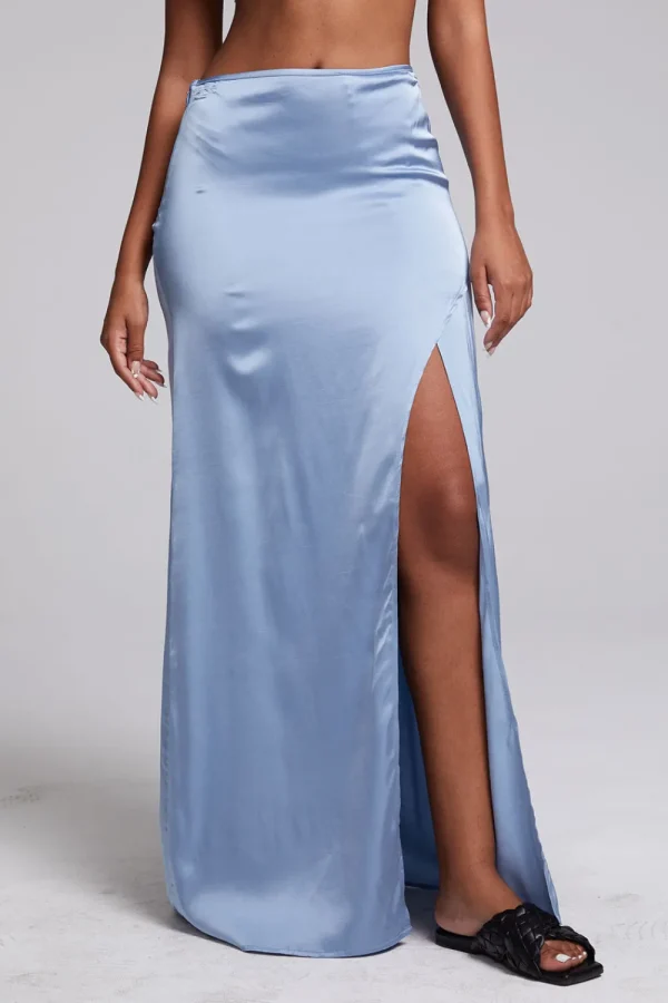 Sale Noemi Blue Grotto Maxi Skirt Women Loungewear | Bottoms