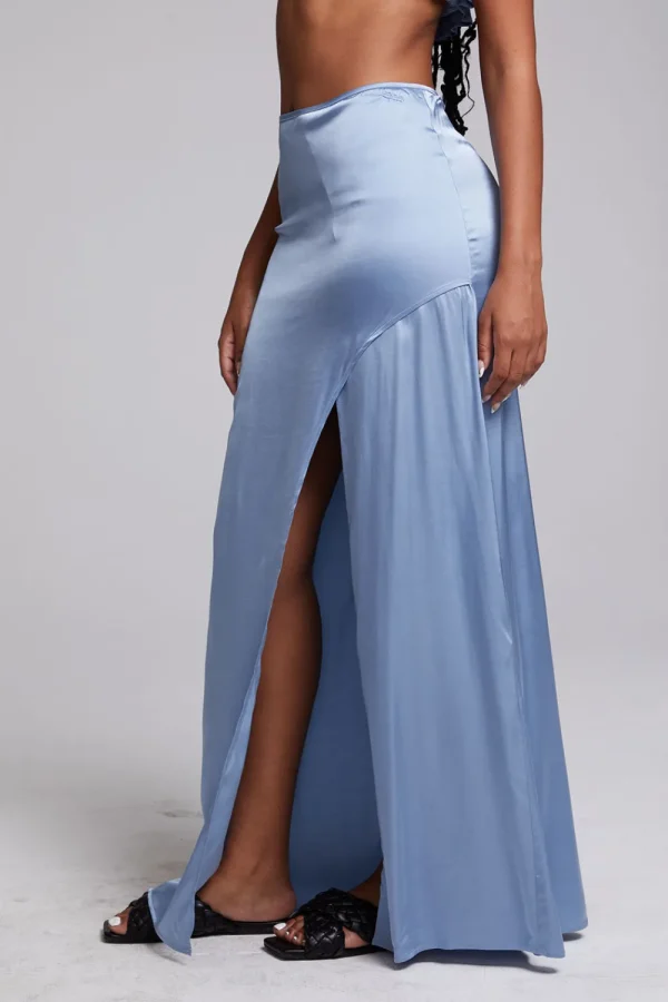 Sale Noemi Blue Grotto Maxi Skirt Women Loungewear | Bottoms